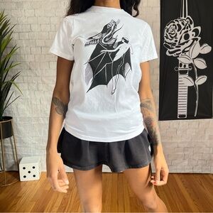 Traditional Tattoo Bat Woman Tee